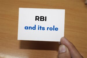 RBI and its role